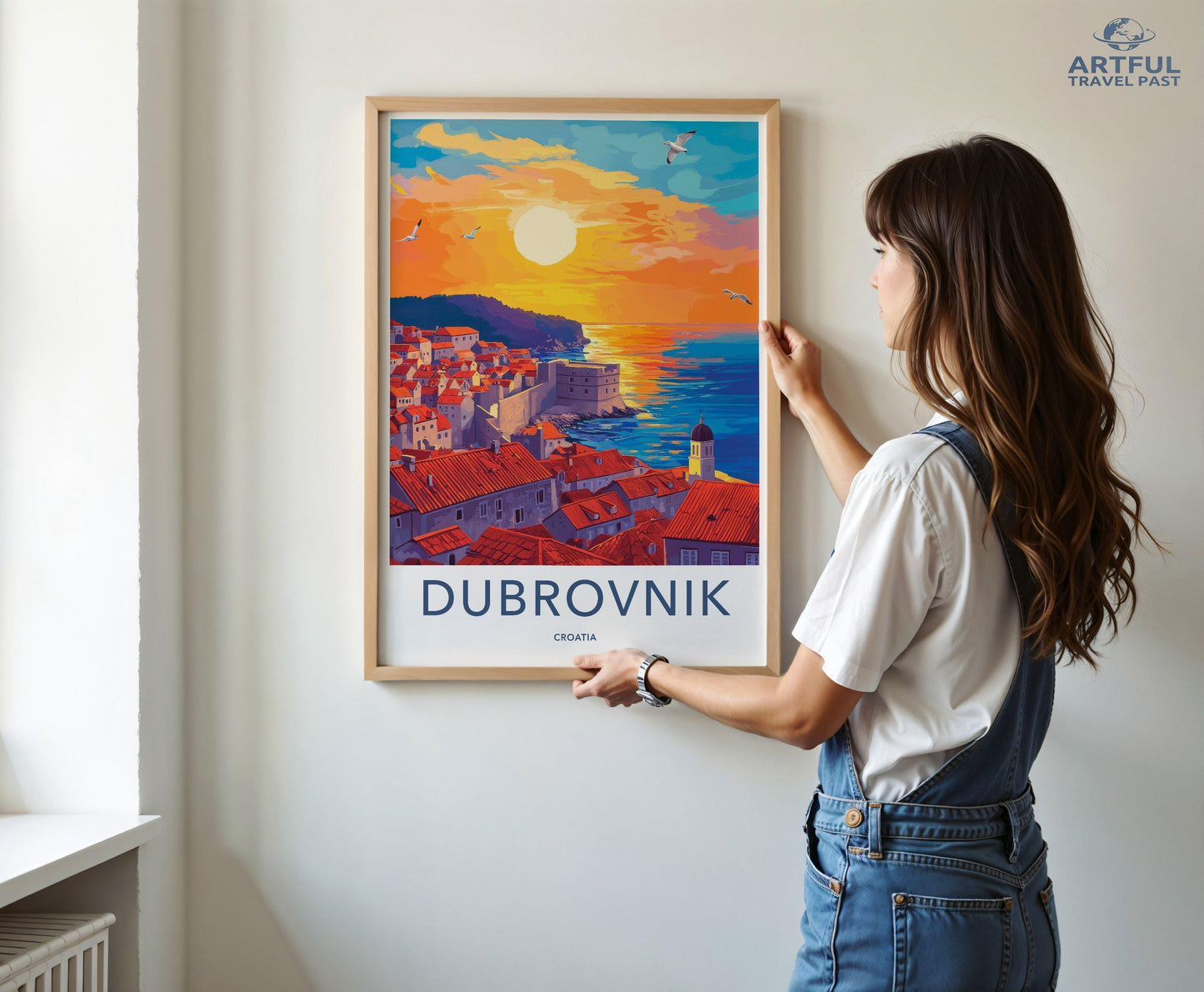 Dubrovnik Poster | Croatia Wall Art | Europe Decor