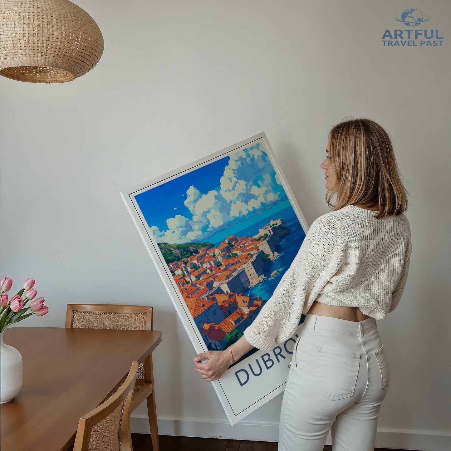 Dubrovnik Poster | Croatia Wall Art | Mediterranean Decor