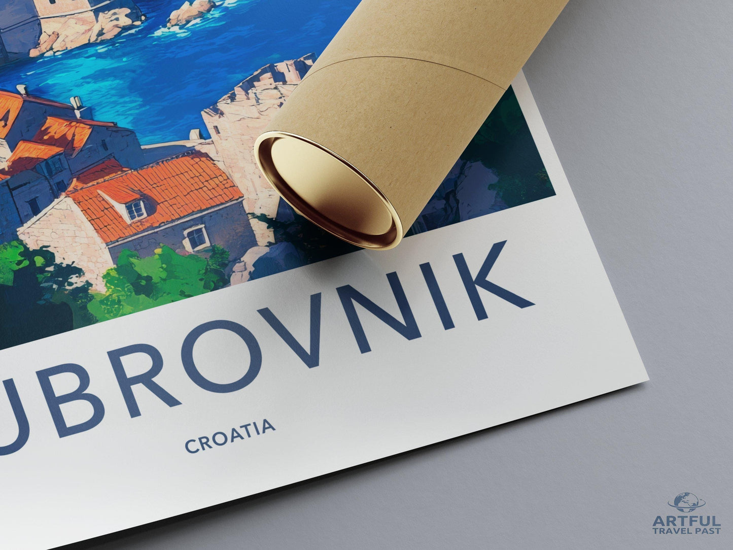 Dubrovnik Poster | Croatia Wall Art | Mediterranean Decor