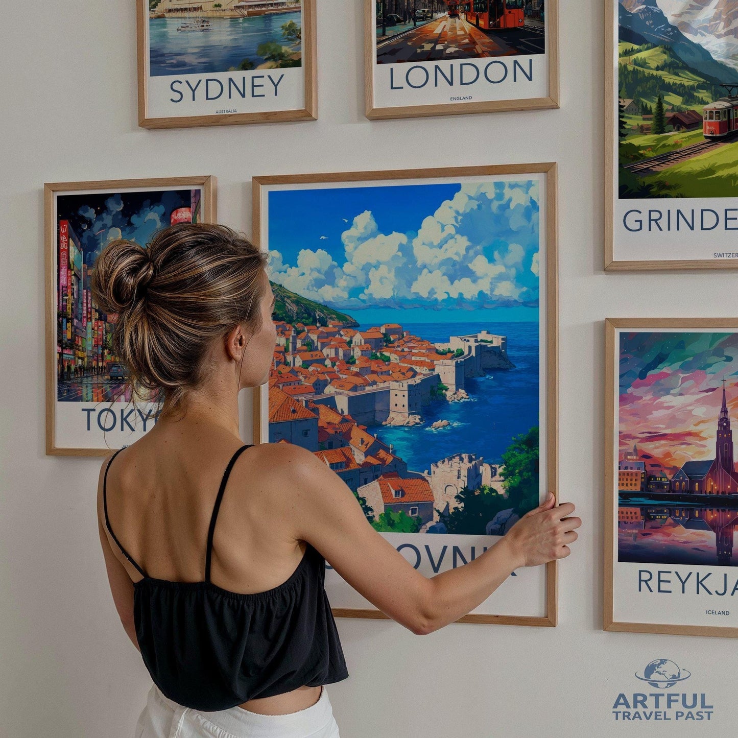 Dubrovnik Poster | Croatia Wall Art | Mediterranean Decor