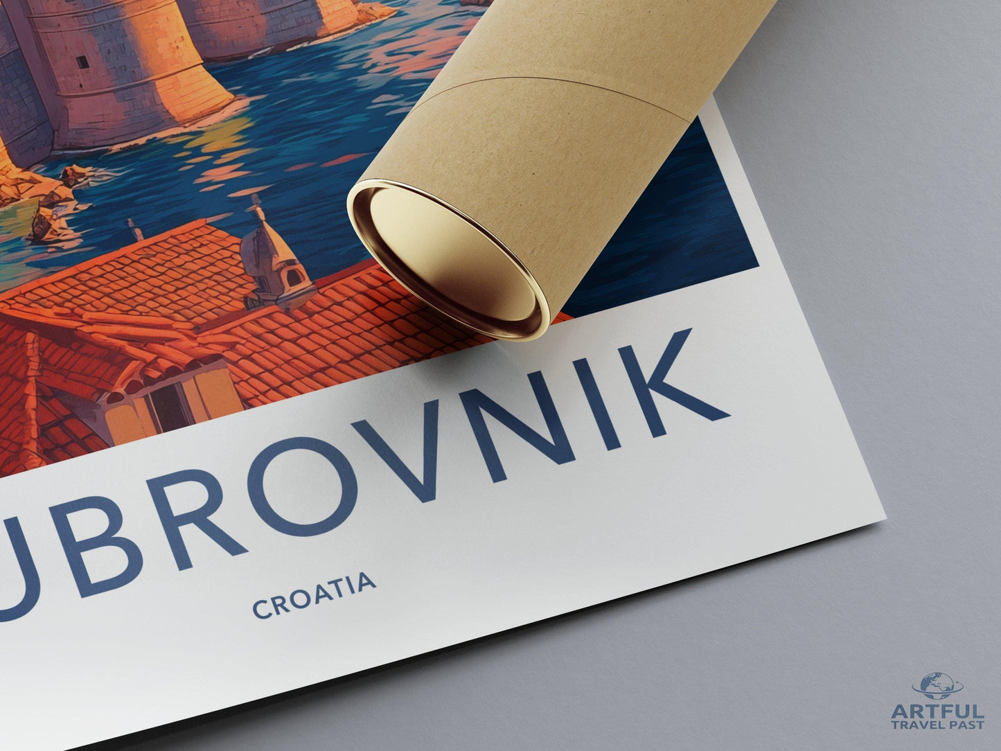 Dubrovnik Poster | Croatia Wall Art | Mediterranean Decor