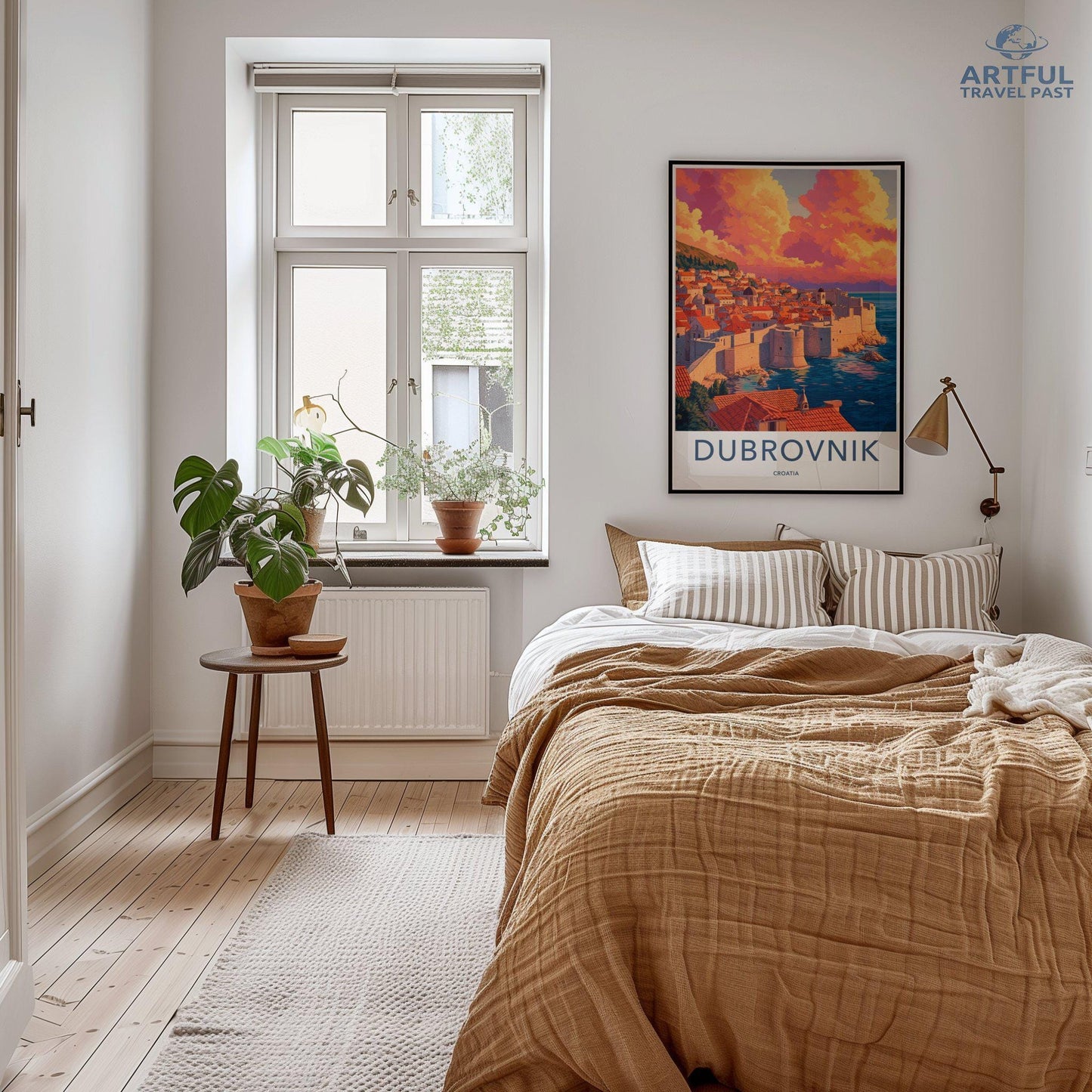 Dubrovnik Poster | Croatia Wall Art | Mediterranean Decor