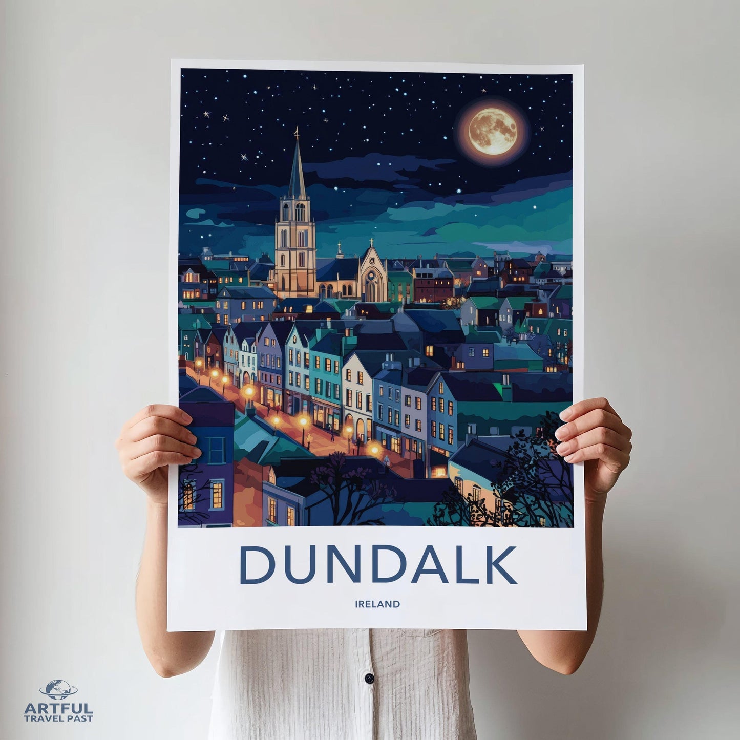 Dundalk Poster | Ireland Wall Art | Europe Decor