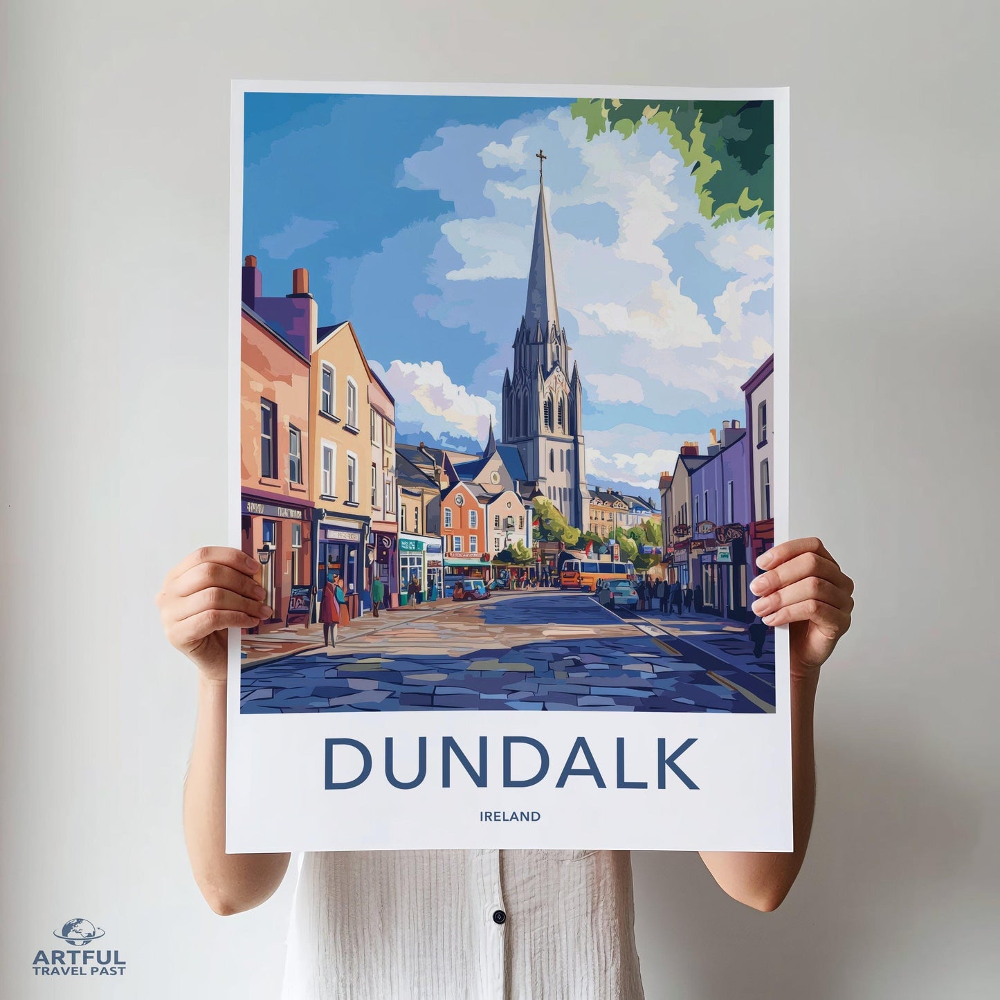 Dundalk Poster | Ireland Wall Art | Europe Decor