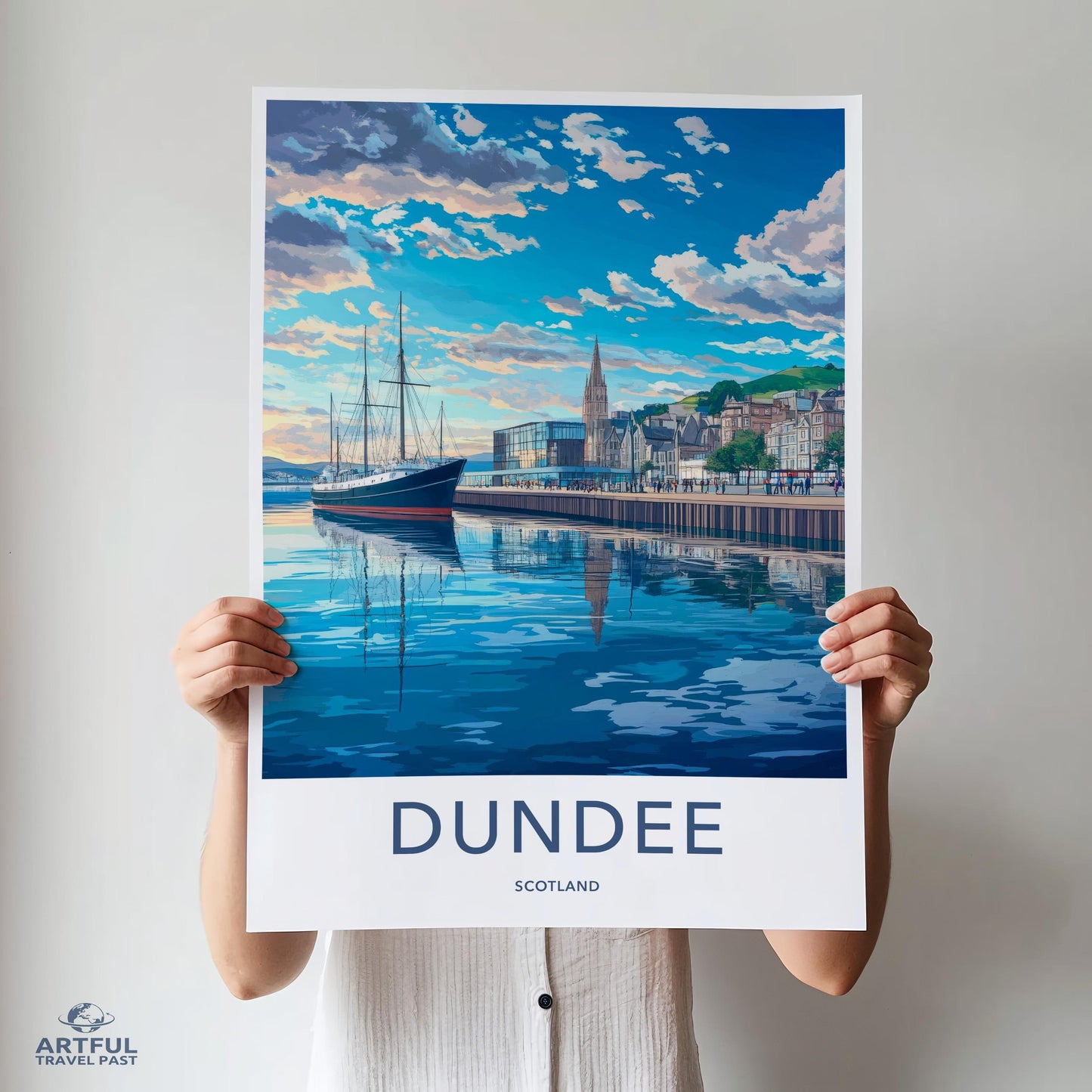 Dundee Poster - Scotland Wall Art