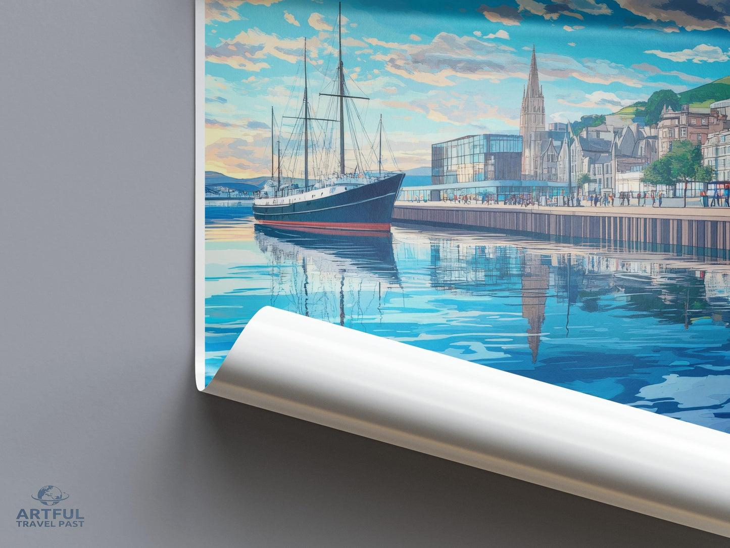 Dundee Poster - Scotland Wall Art