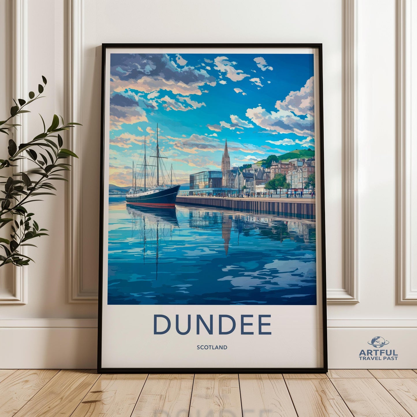Dundee Poster - Scotland Wall Art