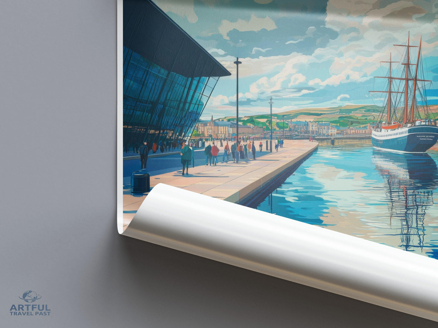 Dundee Poster - Scotland Wall Art