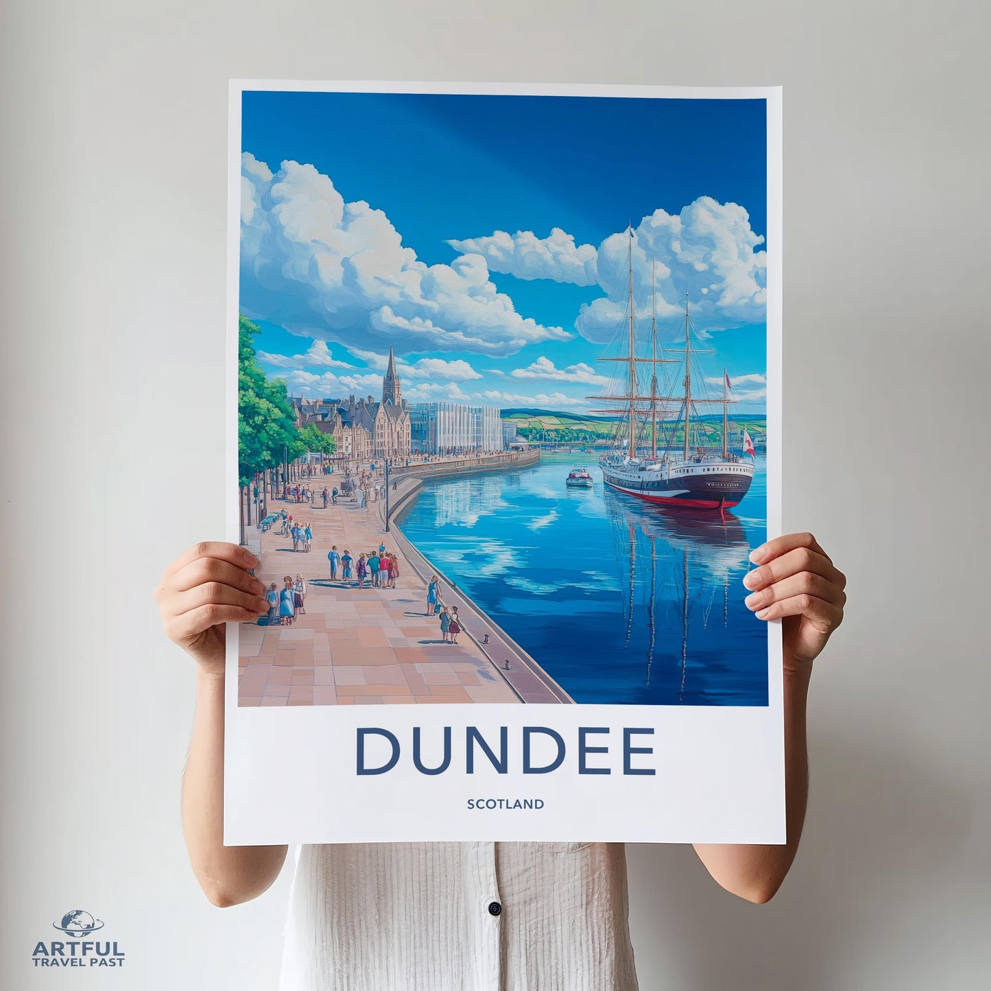 Dundee Poster - Scotland Wall Art