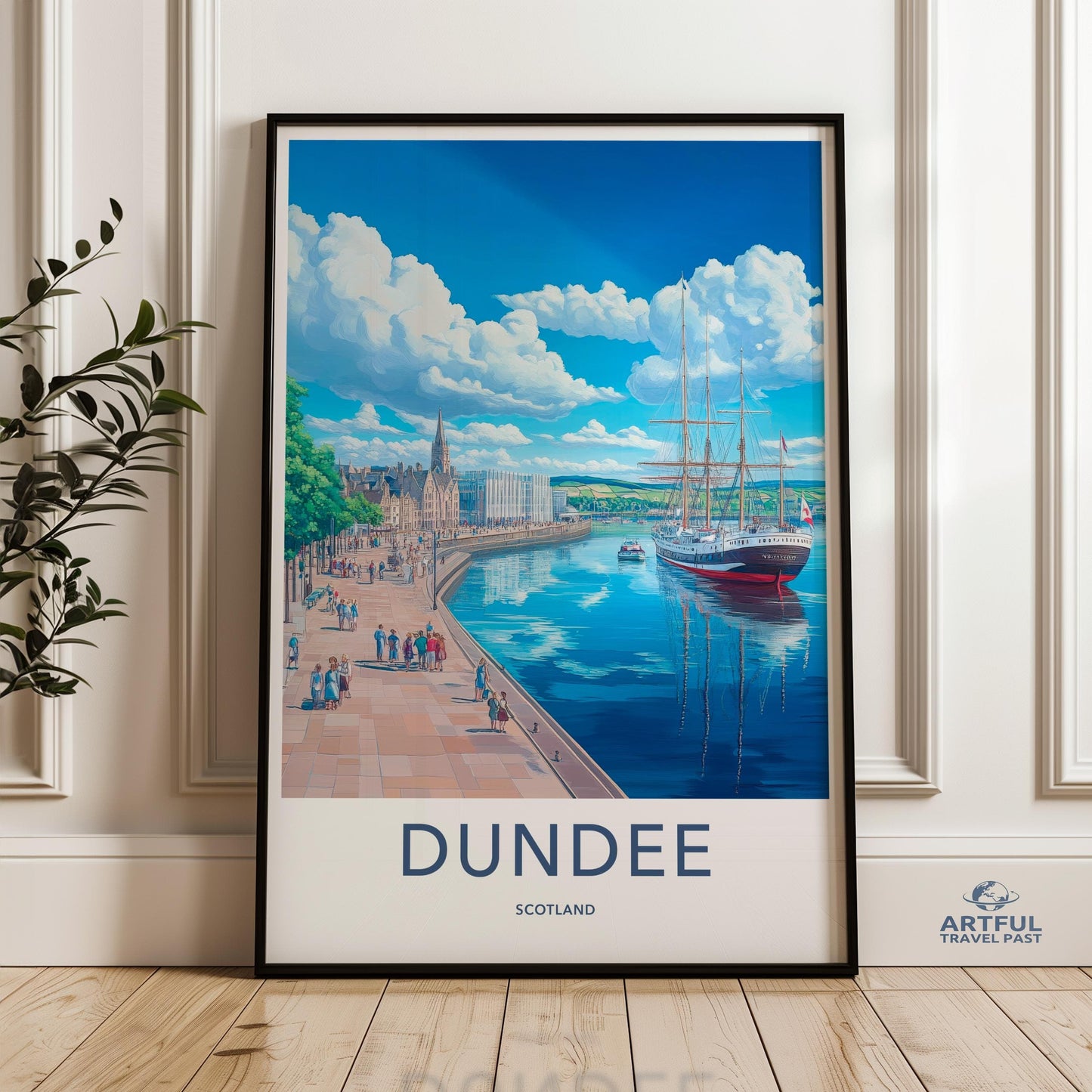 Dundee Poster - Scotland Wall Art