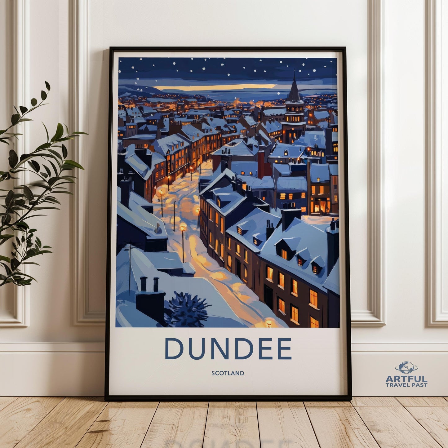 Dundee Poster - Scotland Wall Art