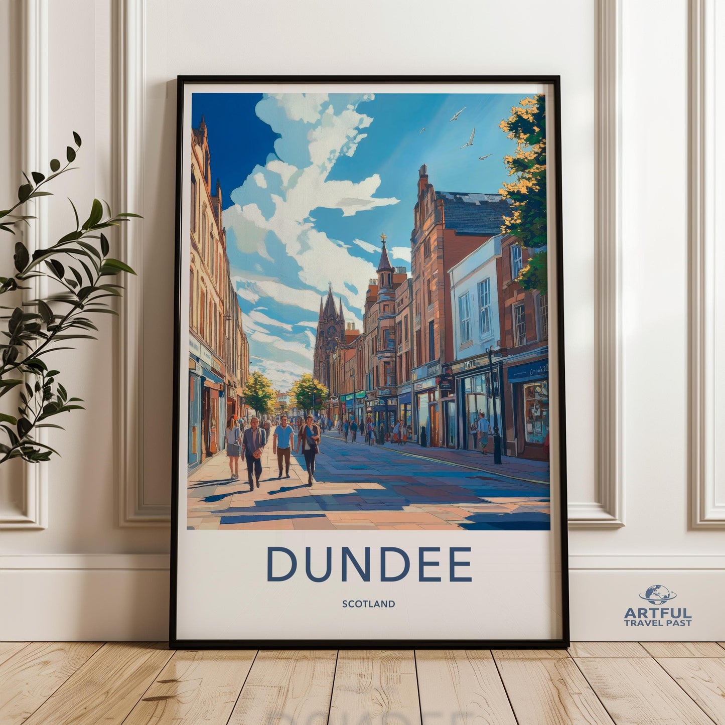Dundee Poster - Scotland Wall Art