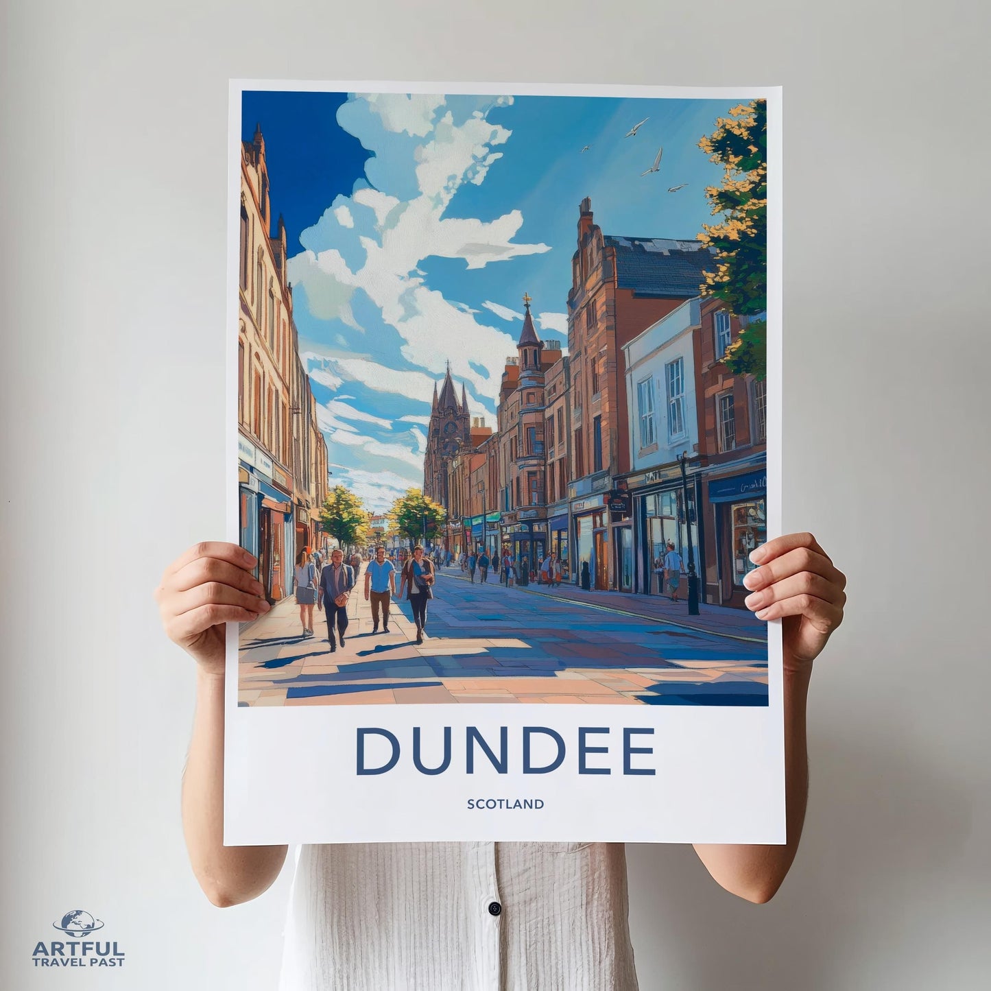 Dundee Poster - Scotland Wall Art