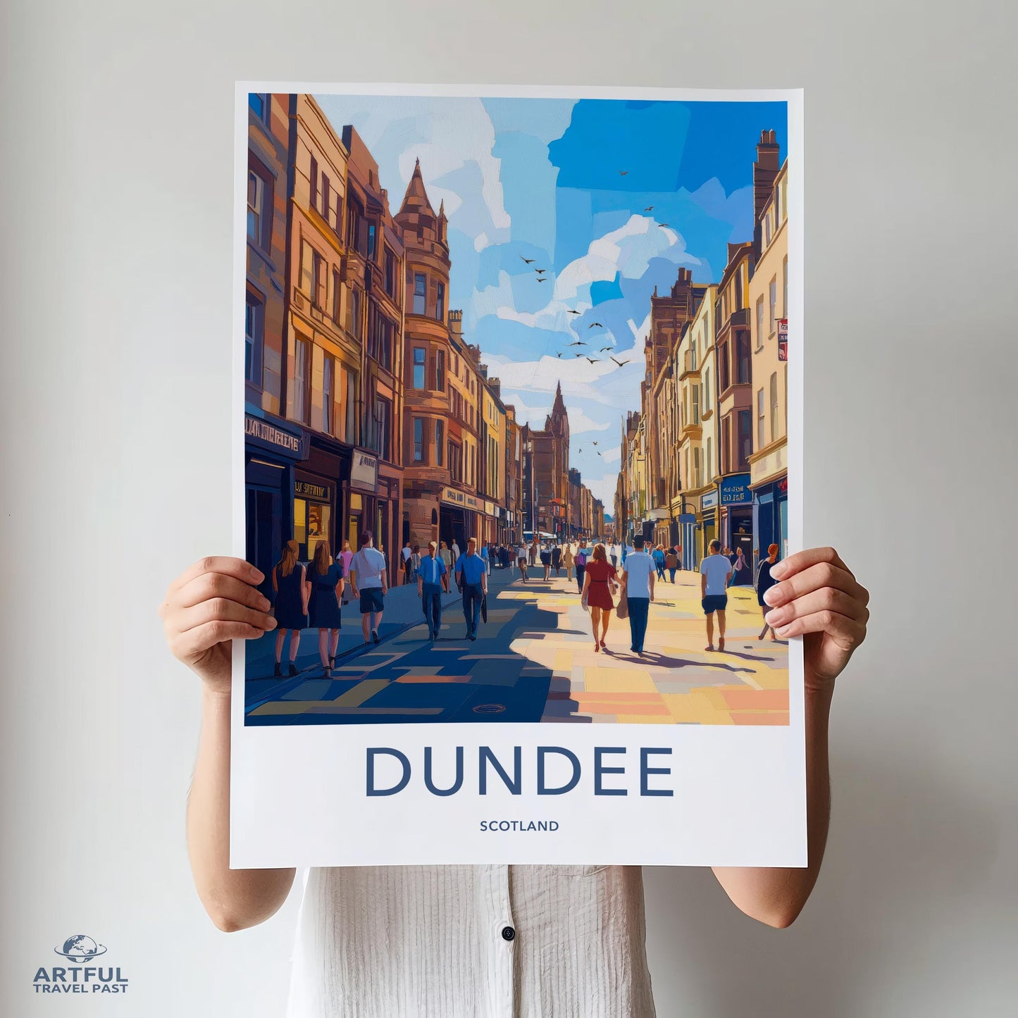 Dundee Poster - Scotland Wall Art