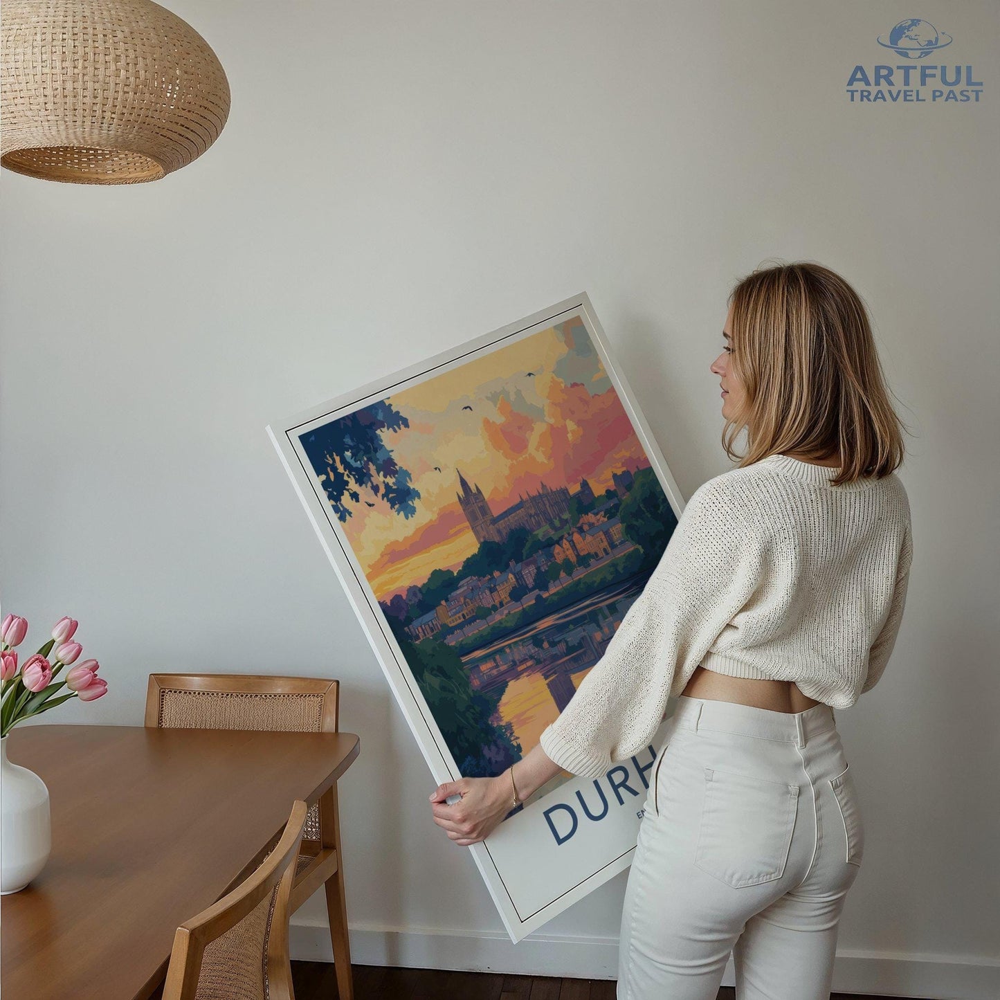 Durham Poster | England Wall Art | UK Decor