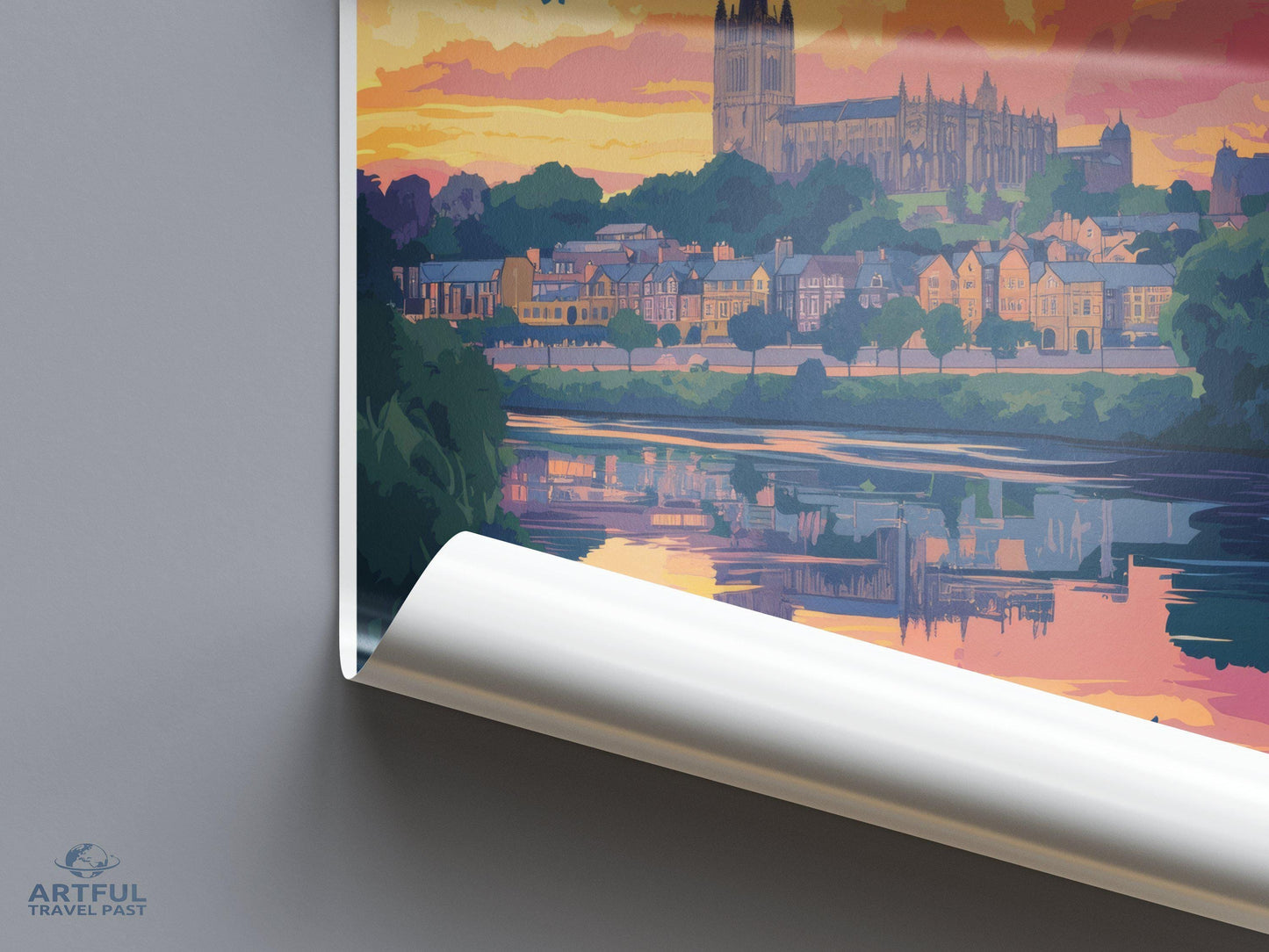 Durham Poster | England Wall Art | UK Decor
