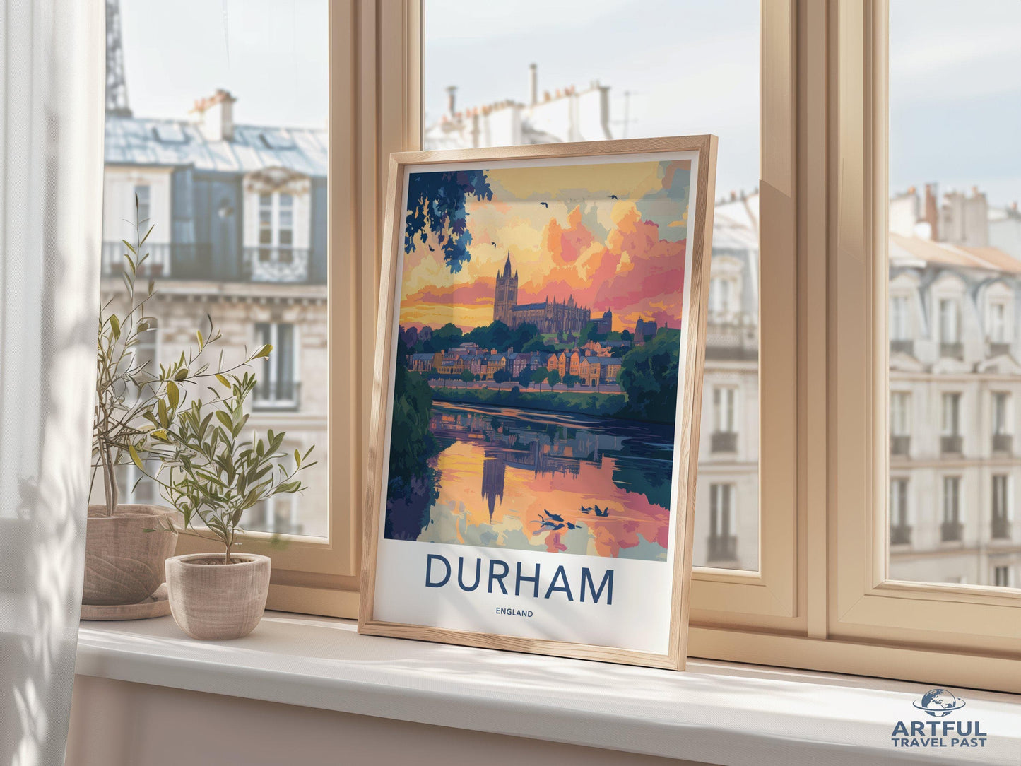 Durham Poster | England Wall Art | UK Decor