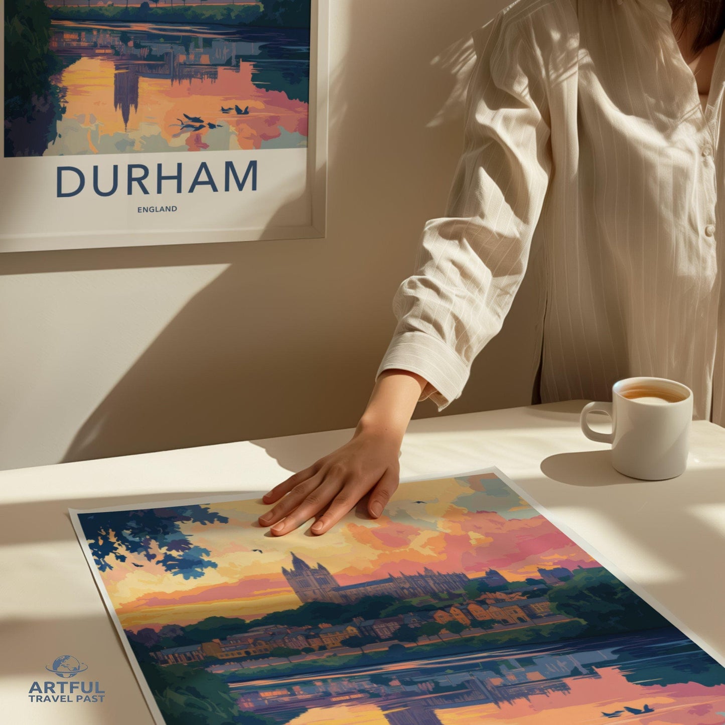 Durham Poster | England Wall Art | UK Decor