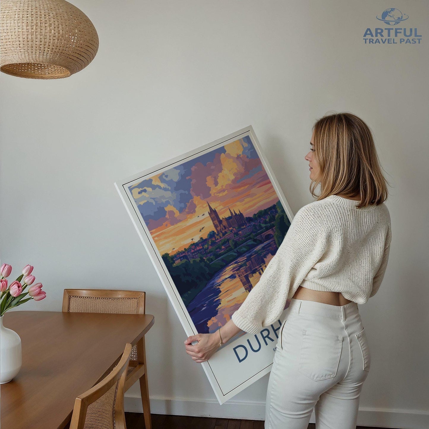 Durham Poster | England Wall Art | UK Decor