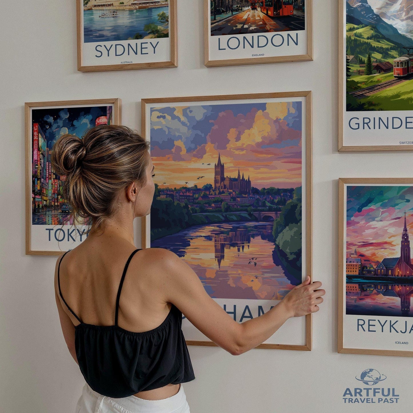 Durham Poster | England Wall Art | UK Decor