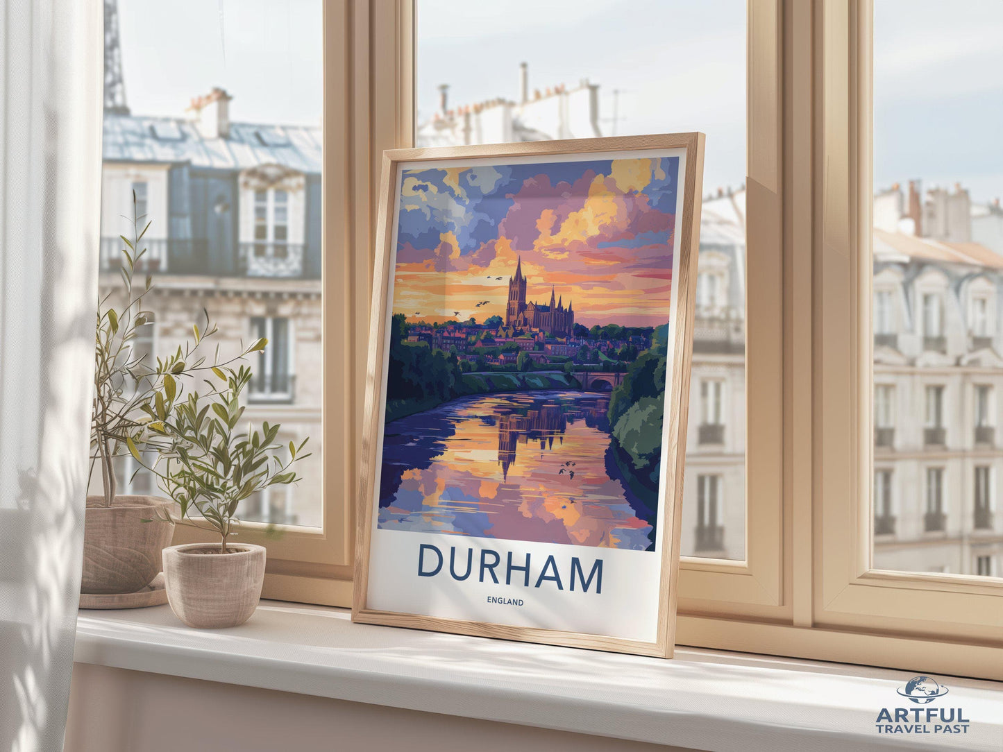 Durham Poster | England Wall Art | UK Decor