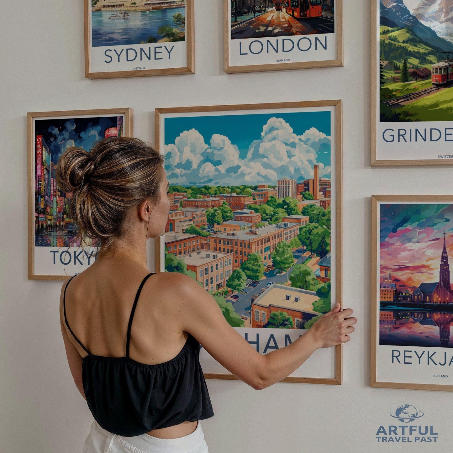 Durham Poster - North Carolina Wall Art