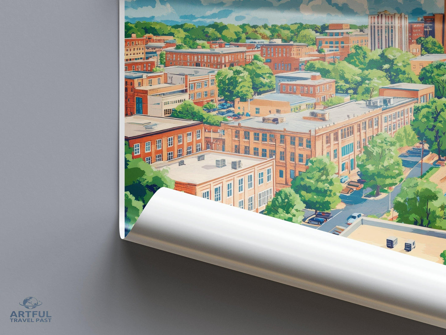 Durham Poster - North Carolina Wall Art