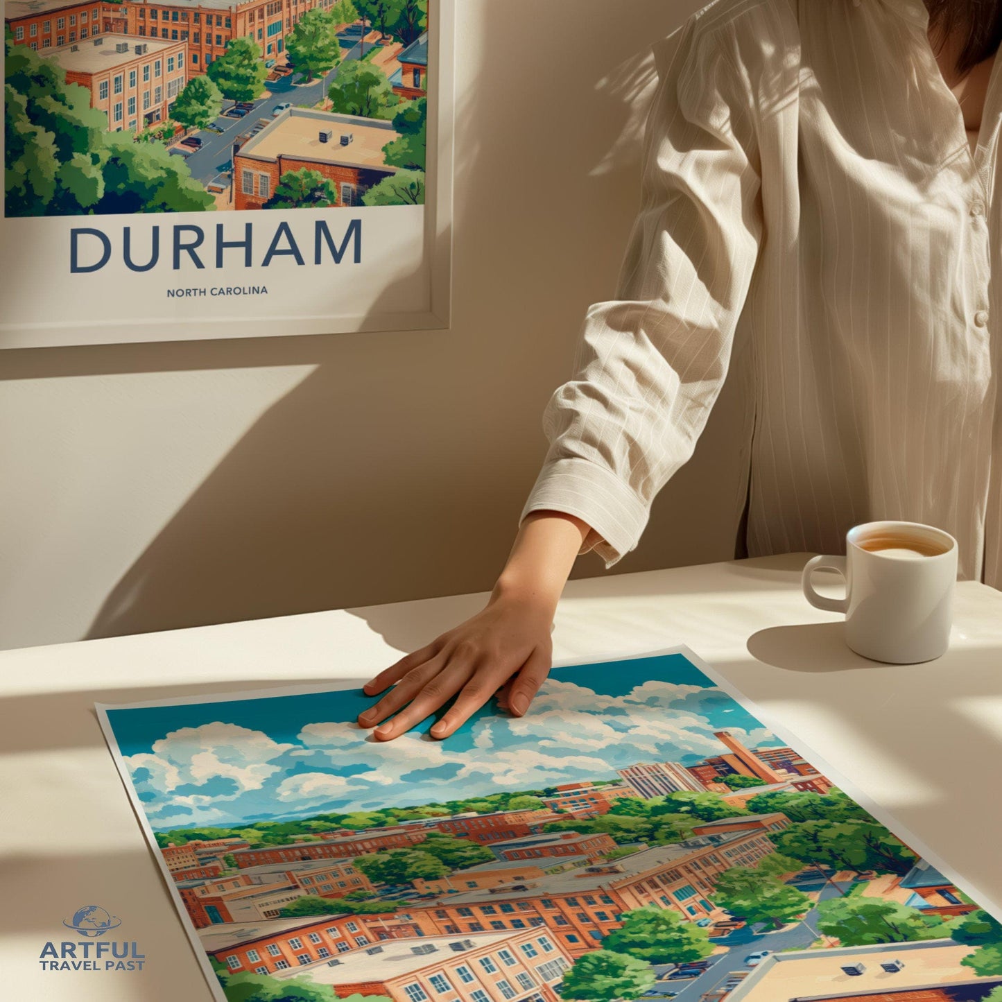 Durham Poster - North Carolina Wall Art