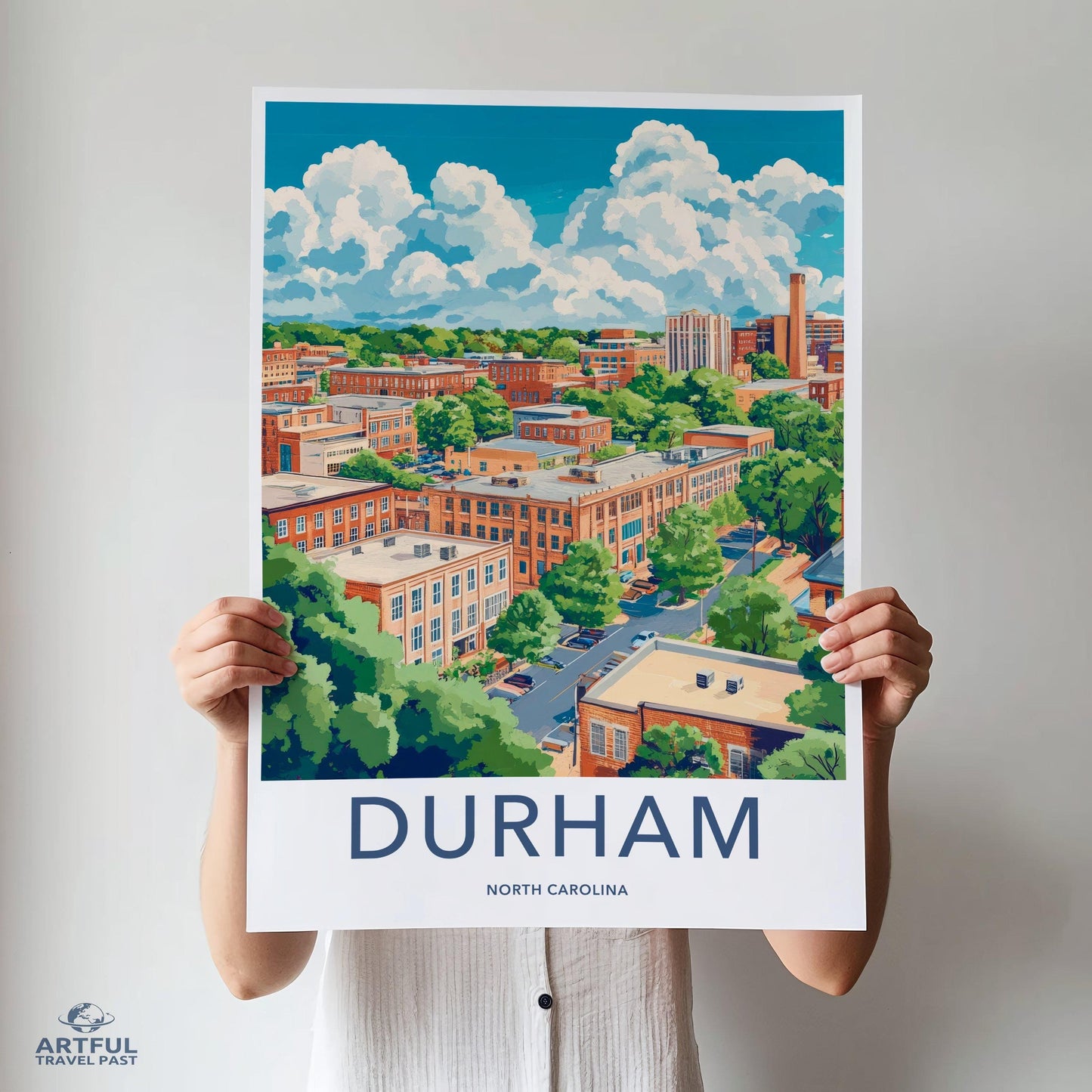 Durham Poster - North Carolina Wall Art