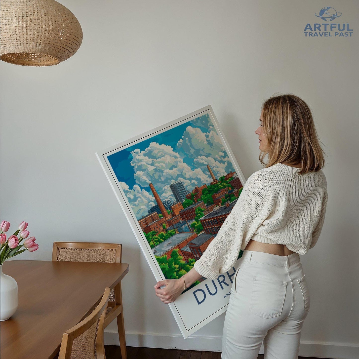 Durham Poster - North Carolina Wall Art
