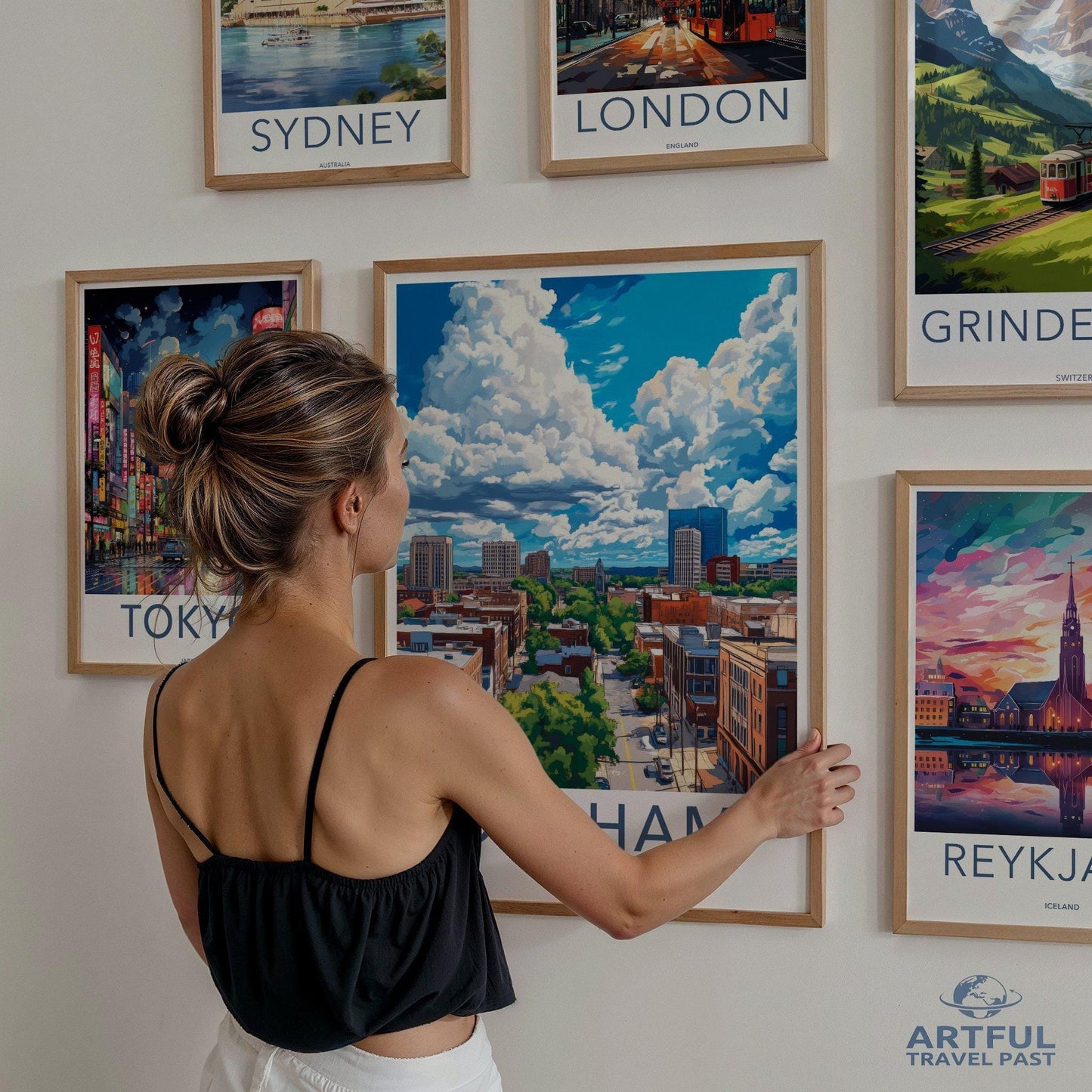 Durham Poster - North Carolina Wall Art