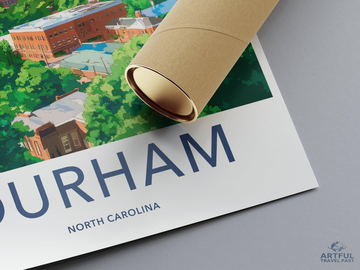 Durham Poster | North Carolina Wall Art | America Decor