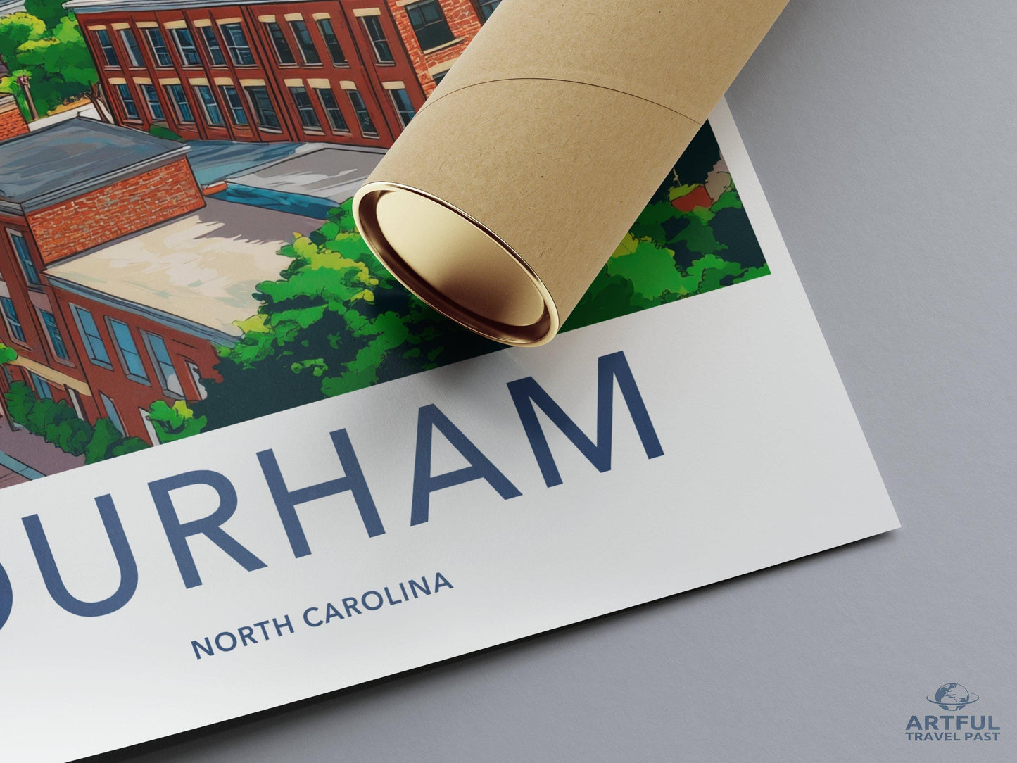 Durham Poster | North Carolina Wall Art | America Decor