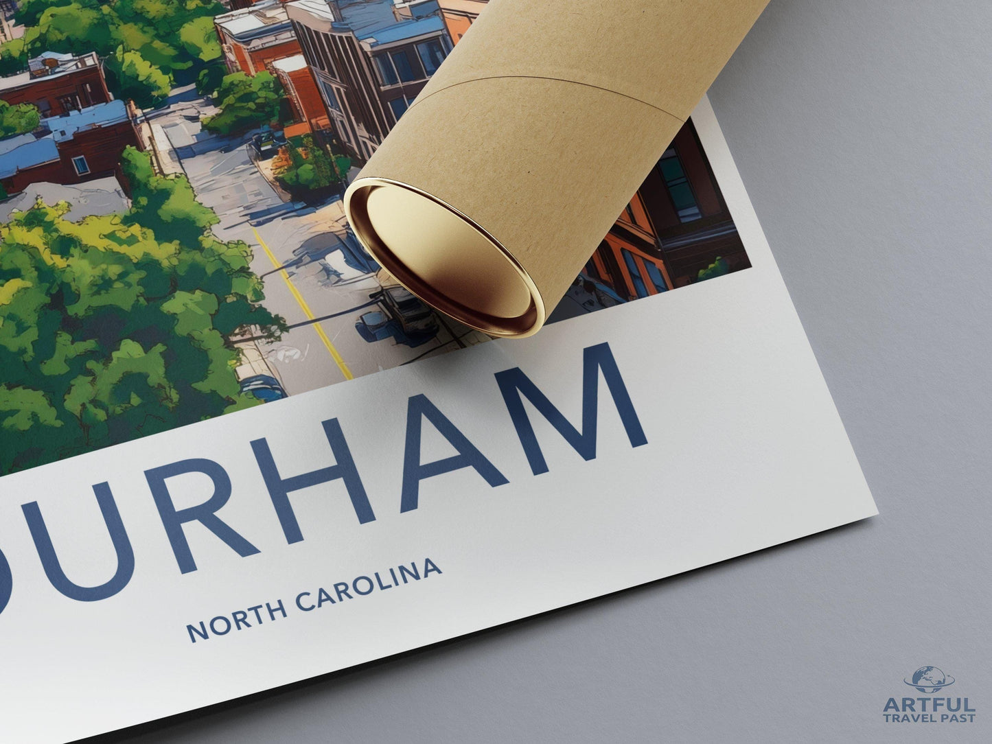 Durham Poster | North Carolina Wall Art | America Decor