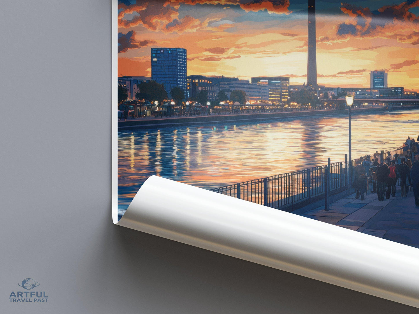 Düsseldorf Poster - Germany Wall Art