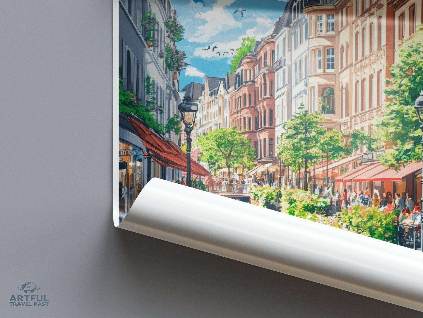 Düsseldorf Poster - Germany Wall Art