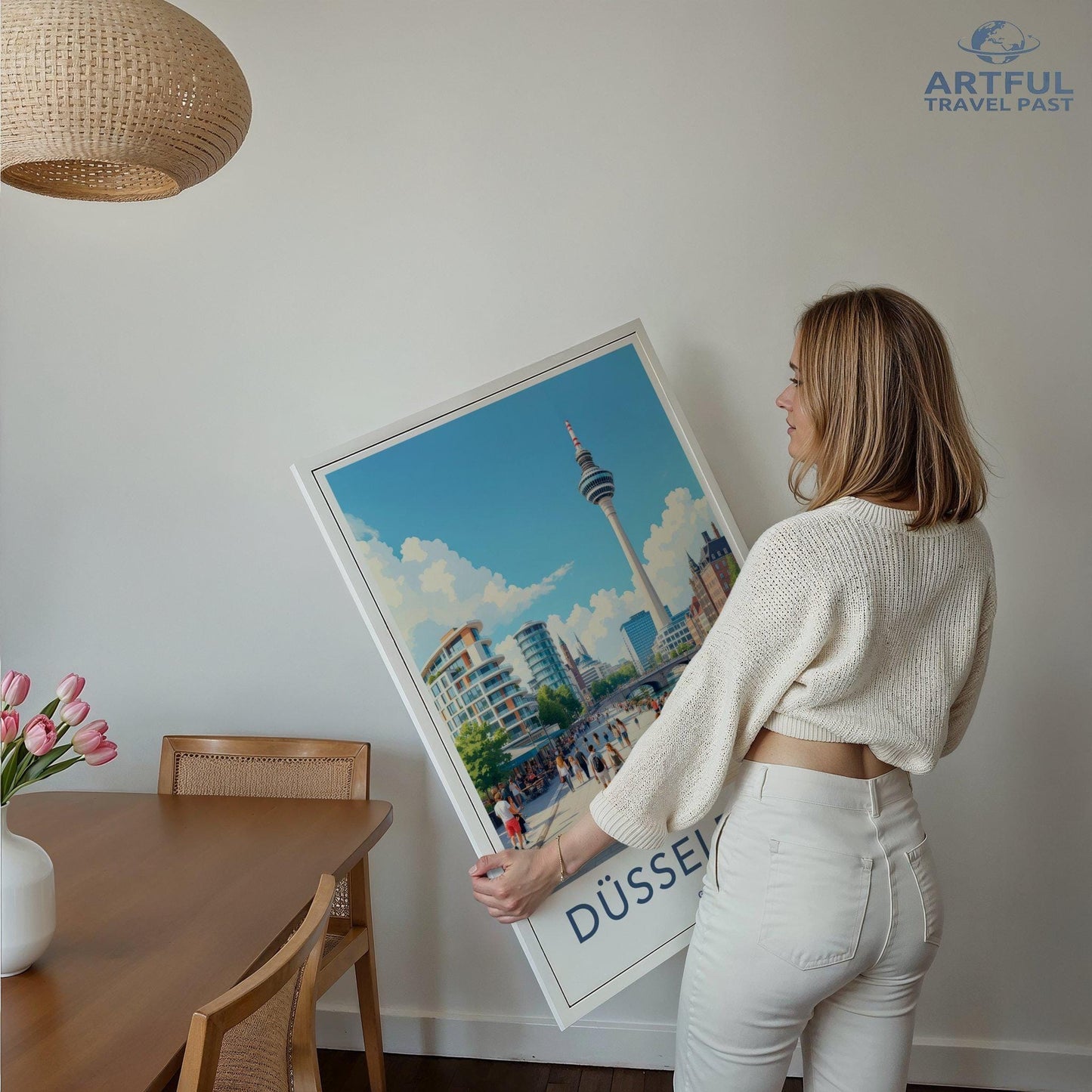 Düsseldorf Poster | Germany Wall Art | Europe Decor
