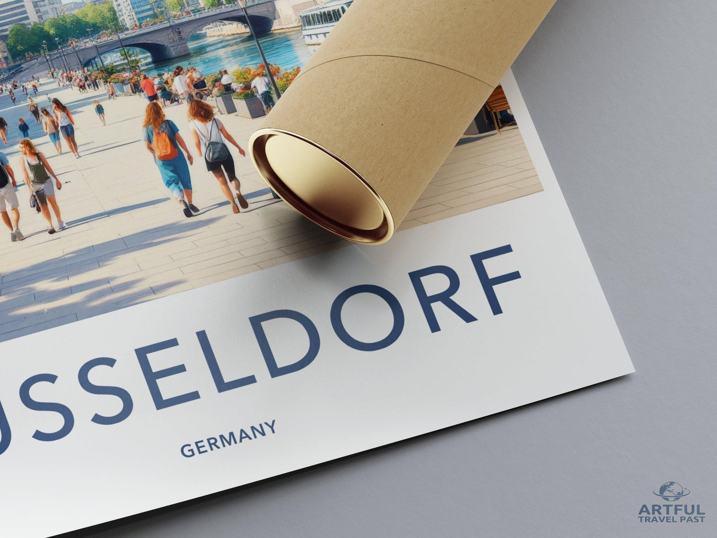 Düsseldorf Poster | Germany Wall Art | Europe Decor