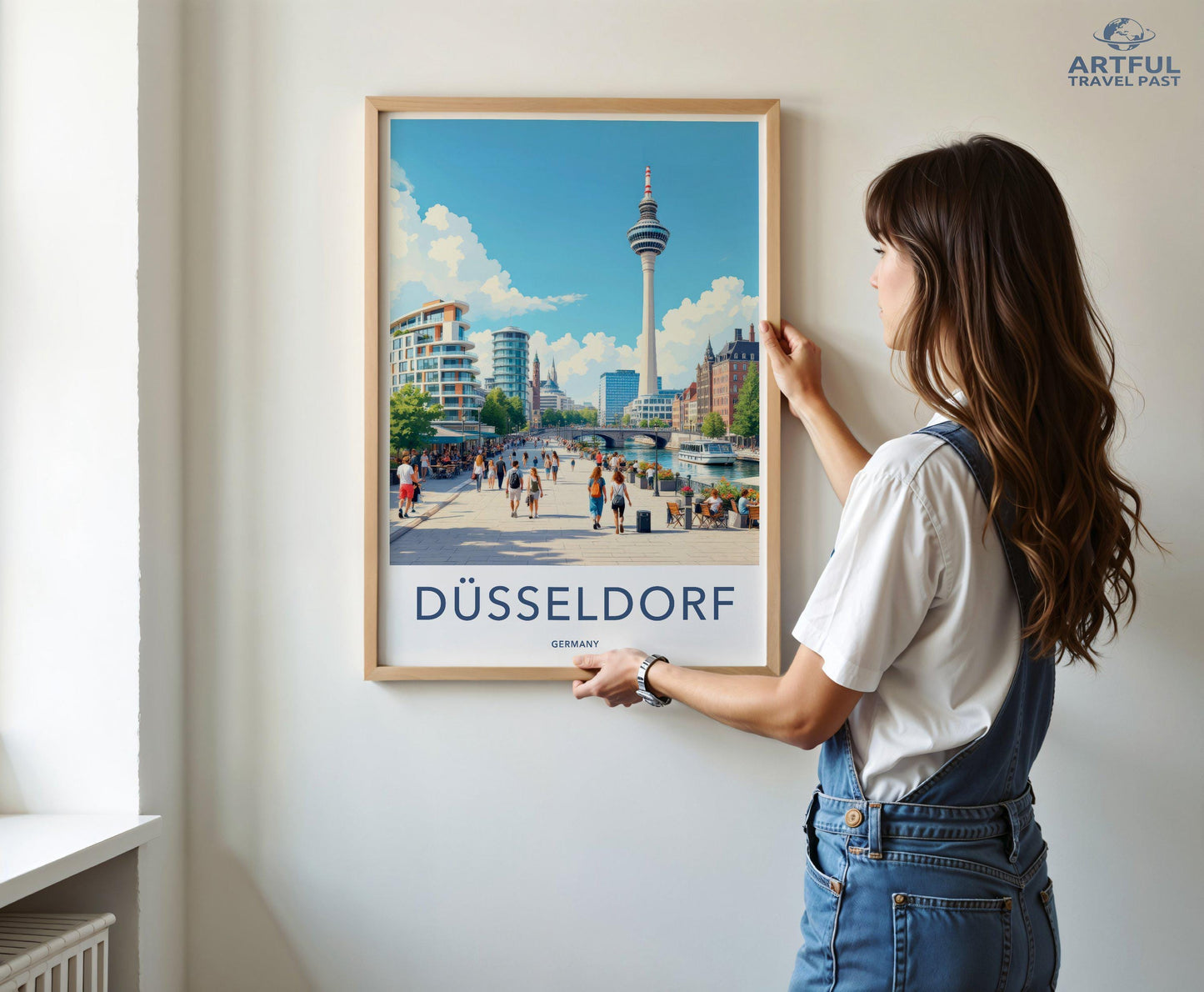 Düsseldorf Poster | Germany Wall Art | Europe Decor