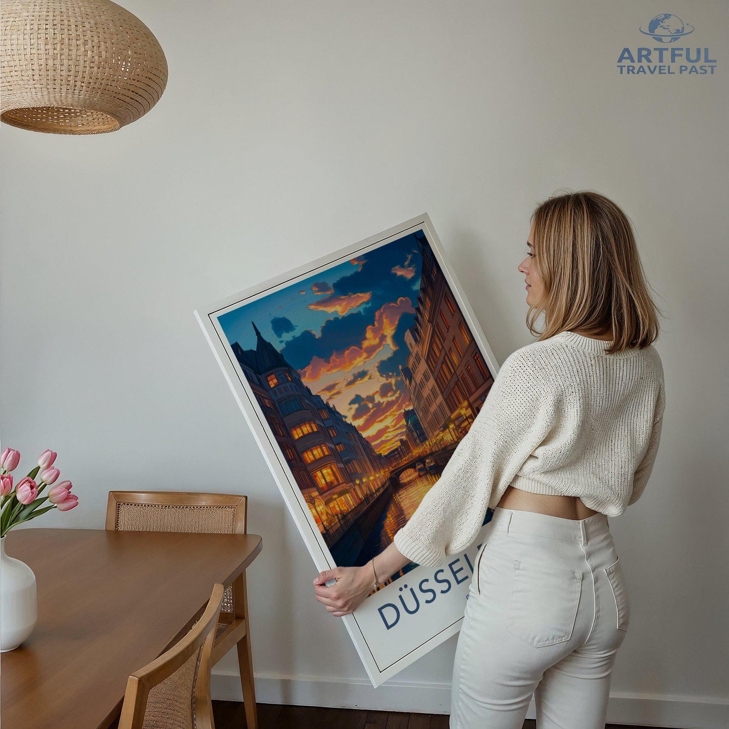 Düsseldorf Poster | Germany Wall Art | Europe Decor