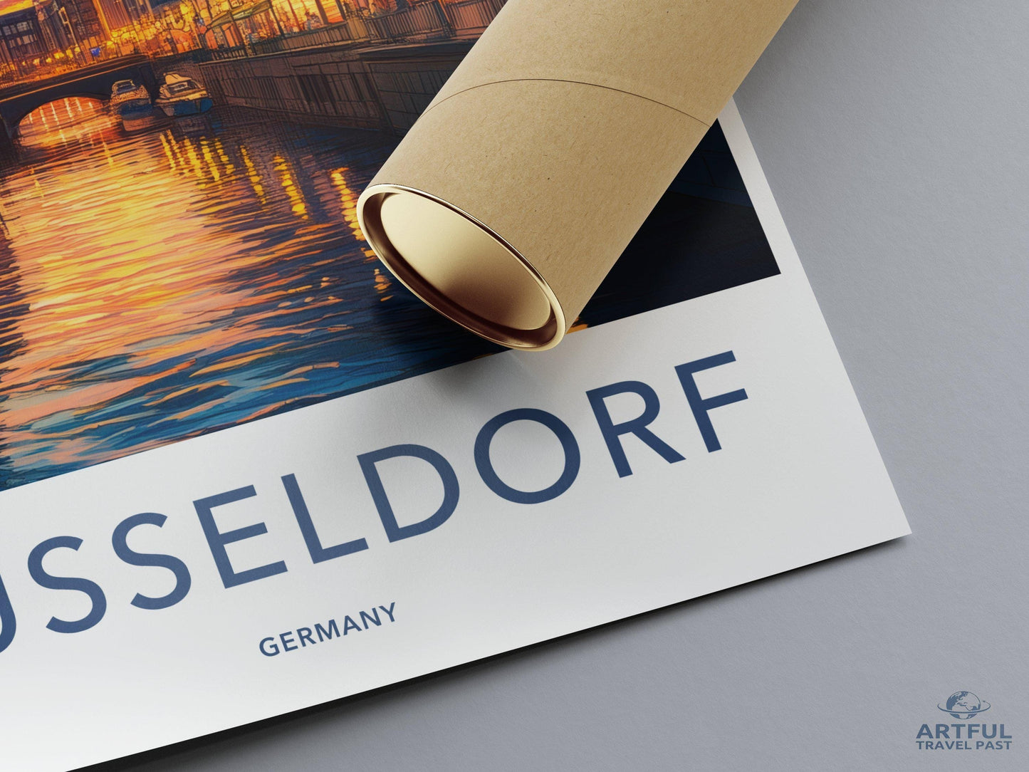 Düsseldorf Poster | Germany Wall Art | Europe Decor