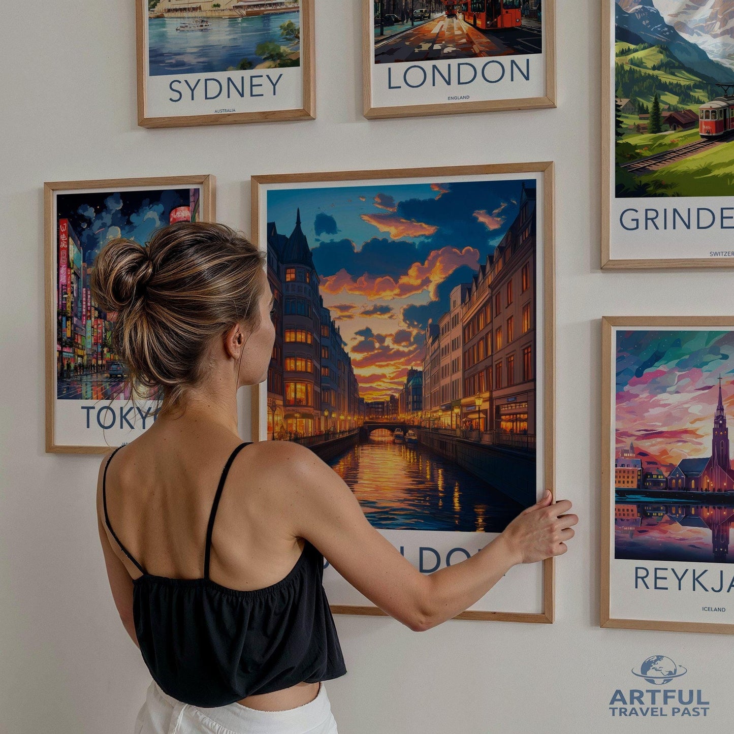 Düsseldorf Poster | Germany Wall Art | Europe Decor
