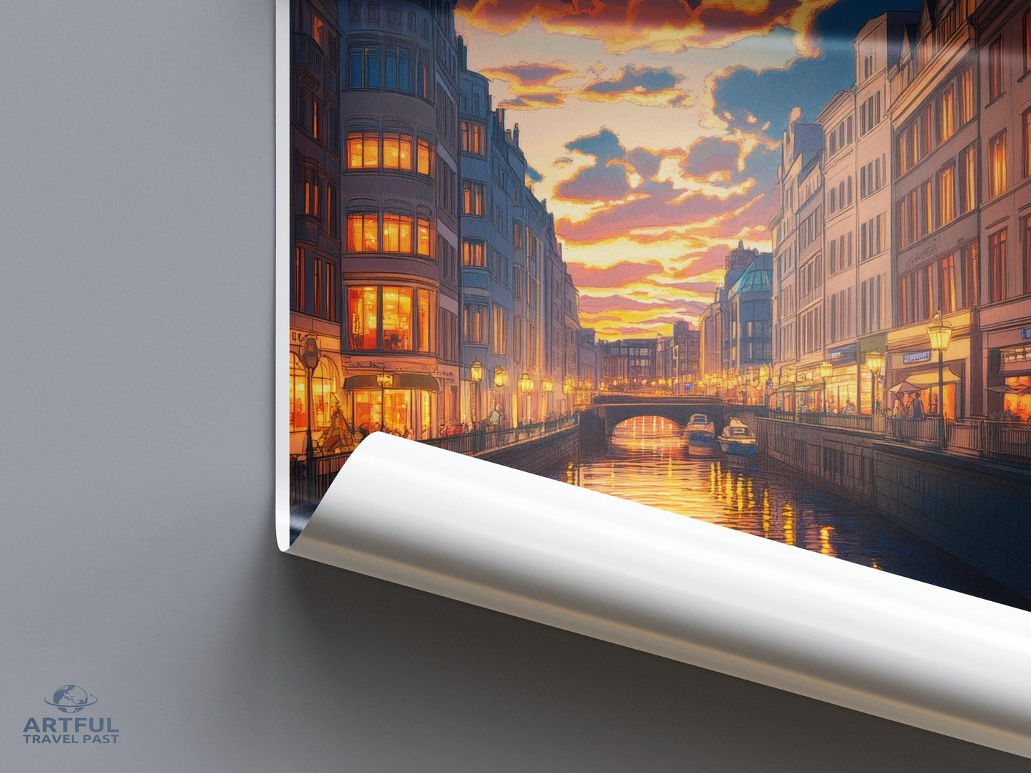 Düsseldorf Poster | Germany Wall Art | Europe Decor