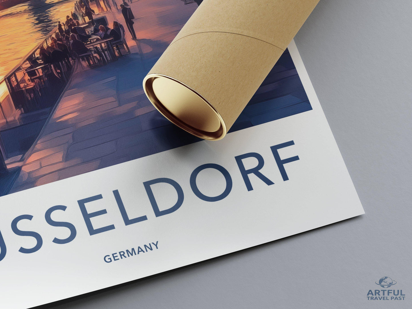 Düsseldorf Poster | Germany Wall Art | Europe Decor
