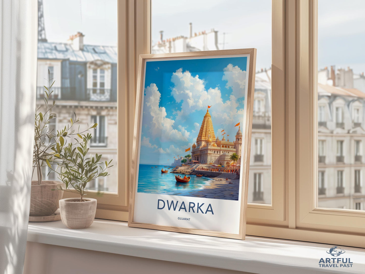 Dwarka Poster - Gujarat Wall Art