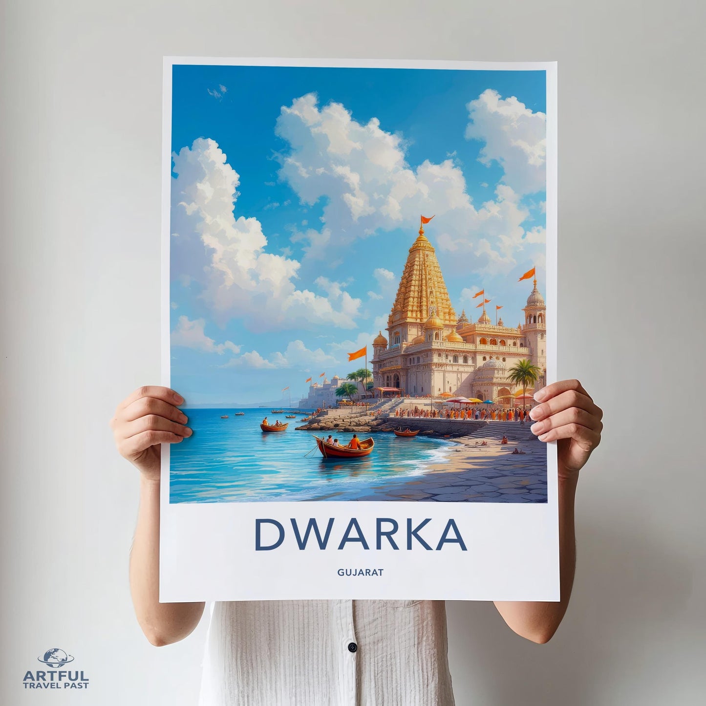 Dwarka Poster - Gujarat Wall Art