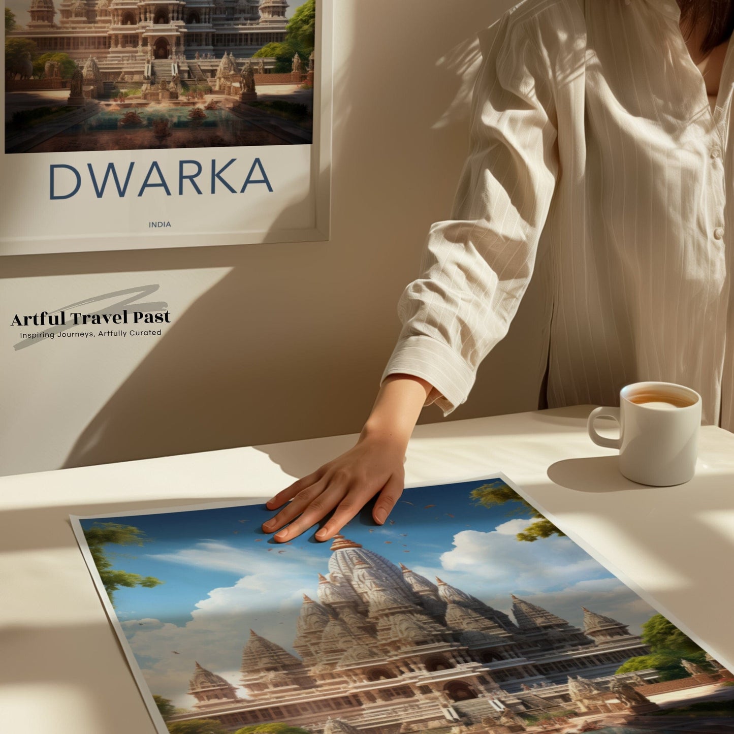 Dwarka Poster | Gujarat Wall Art | India Decor