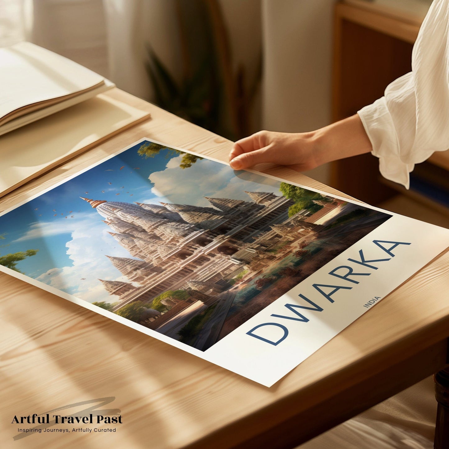 Dwarka Poster | Gujarat Wall Art | India Decor