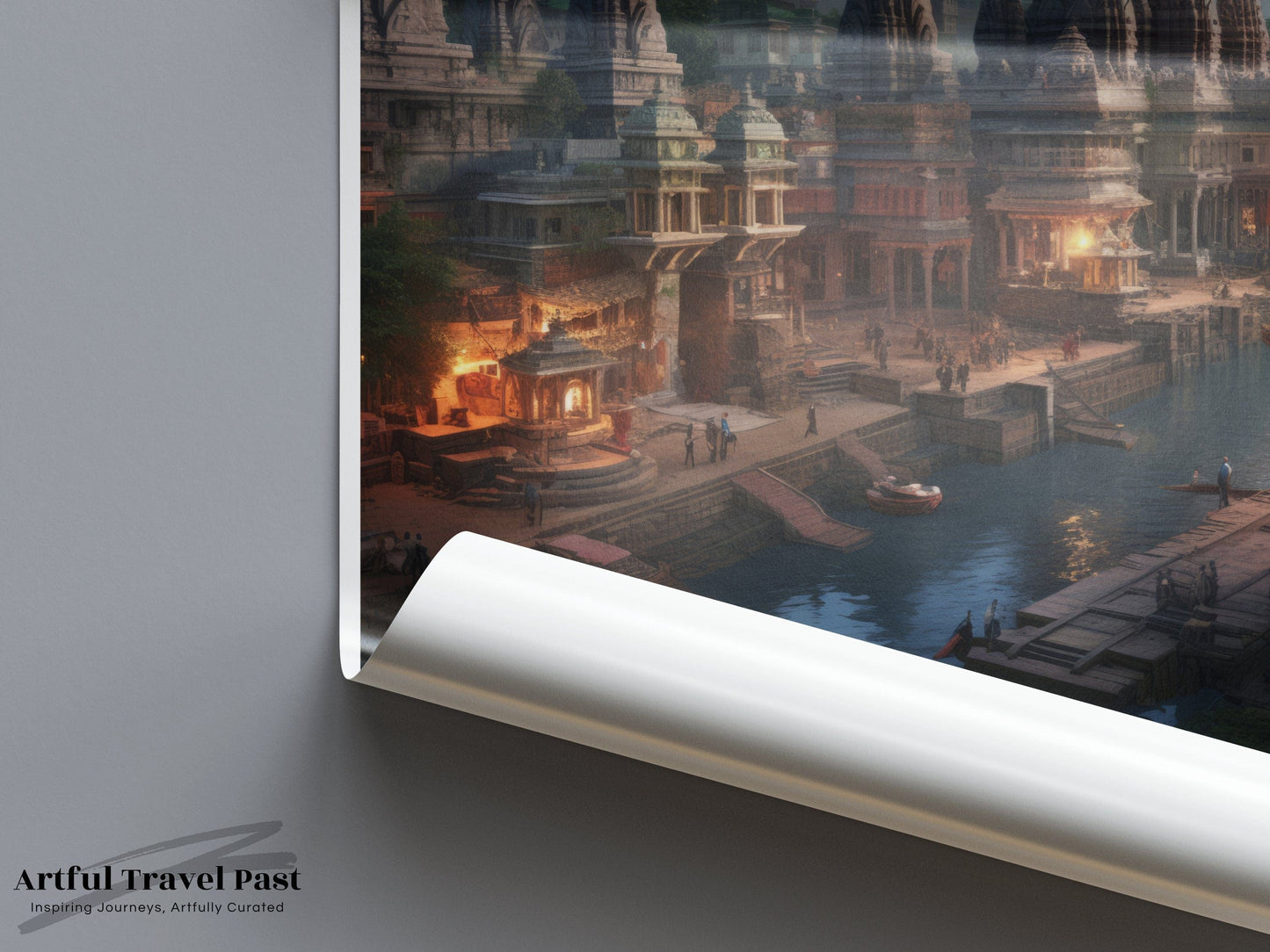 Dwarka Poster | Temple City | India Wall Art