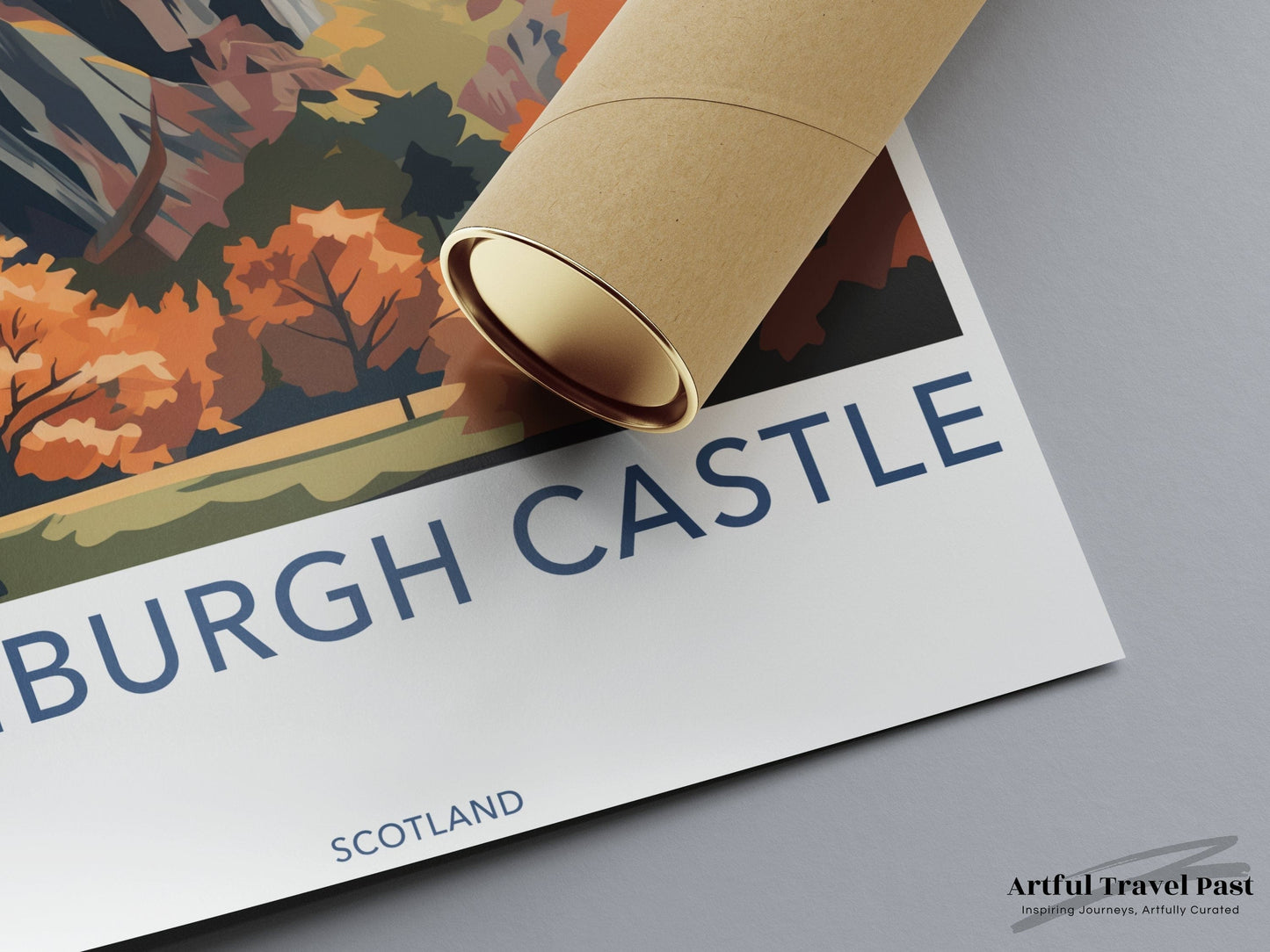 Edinburgh Castle Poster | Scotland Wall Art | UK Decor
